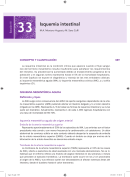 Isquemia intestinal - Elsevier Instituciones
