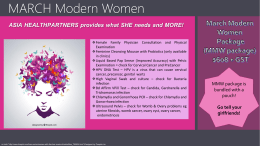 MARCH Modern Women - Asia HealthPartners