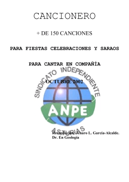 cancionero - ANPE Asturias