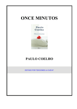 Coelho, Paulo - Once Minutos