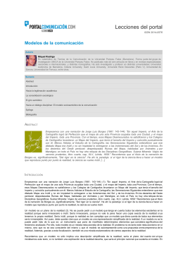 Portal de la Comunicación InCom-UAB · Lecciones · Modelos de la