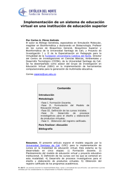 Descargar este fichero PDF - Revista Virtual Universidad Católica