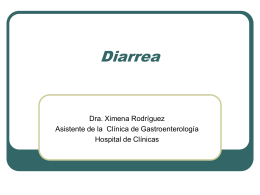 Diarrea - Clínica de Gastroenterología.
