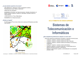 Sistemas de Telecomunicación e Informáticos