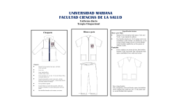 Especificaciones para la confección del uniforme de los estudiantes