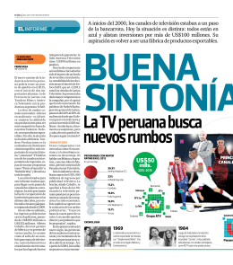 La TV peruana busca nuevos rumbos