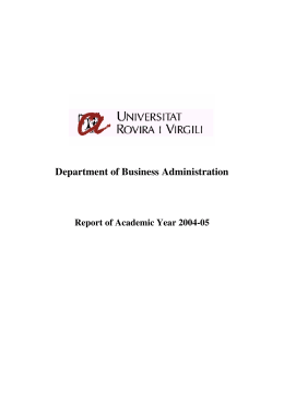 Department of Business Administration
