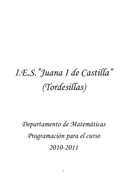 I.E.S.”Juana I de Castilla” (Tordesillas)