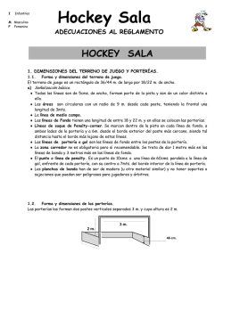 Reglamento Hockey sala 09