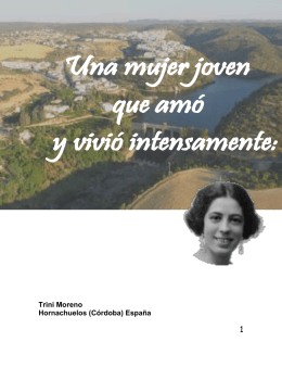 Victoria Díez y Bustos de Molina - Victoria Díez desde Hornachuelos