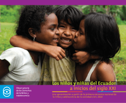 Los niños y niñas del Ecuador a inicios del siglo XXI