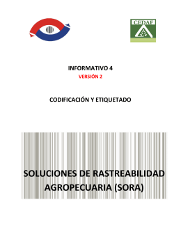 Informativo 04 - Soluciones de Rastreabilidad Agropecuaria