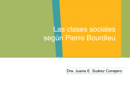 Las clases sociales segun Pierre Bourdieu