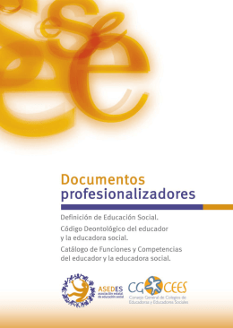 Documentos profesionalizadores (Castellano).