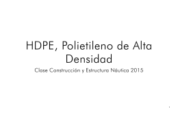 HDPE, Polietileno de Alta Densidad