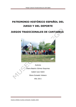 juegos tradicionales en Cantabria
