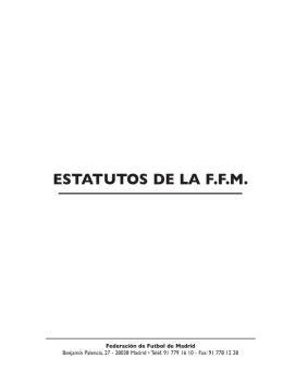 estatutos de la ffm