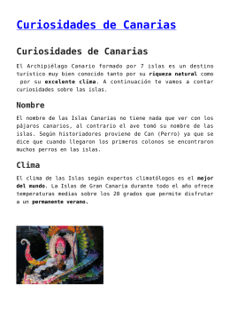 Curiosidades de Canarias