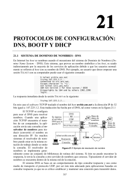 22111 protocolos de configuración: dns, bootp y dhcp