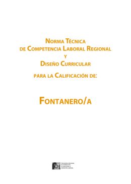 Fontanero/a - OIT/Cinterfor