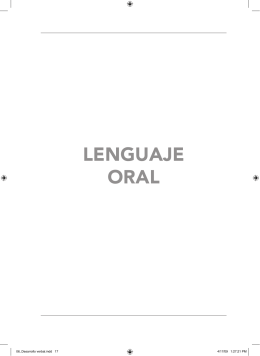 LENGUAJE ORAL - Editorial Terracota