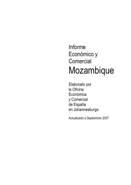 Mozambique - Comercio.es