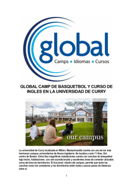 GLOBAL CAMP DE BASQUETBOL Y CURSO DE INGLES EN LA