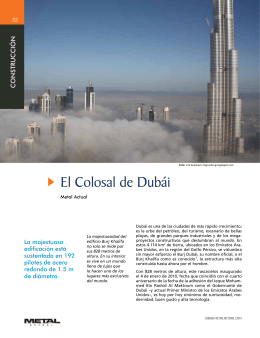El Colosal de Dubái - Revista Metal Actual