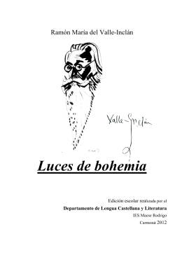 Luces de Bohemia - profedelengua.es