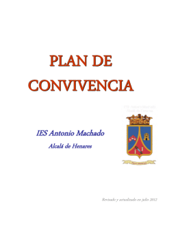 Plan de Convivencia - IES Antonio Machado