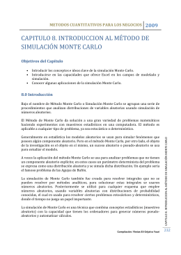 CAPITULO 8. INTRODUCCION AL MÉTODO DE SIMULACIÓN