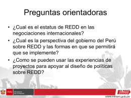 REDD - Amazon Conservation Association