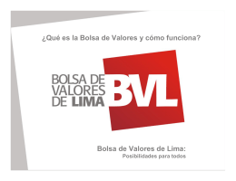 Bolsa de Valores de Lima: ¿Qué es la Bolsa de Valores y cómo