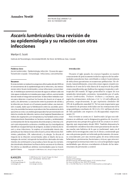 Ascaris lumbricoides: Una revisión