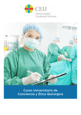 Curso Universitario de Conciencia y Ética Quirúrgica