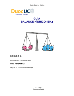 guía balance hídrico (bh.) - Biblioteca