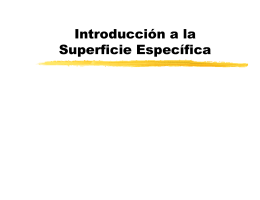 Introducción a la Superficie Específica