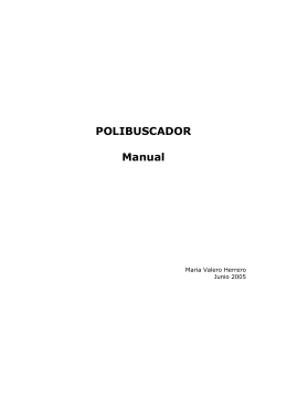 POLIBUSCADOR Manual