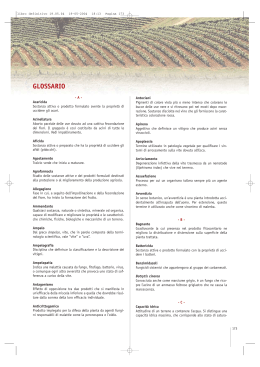 glossario - Veneto Agricoltura