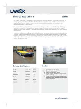 www.lamor.com Oil Storage Barge LSB 50 S 226458