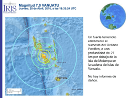 Magnitud 7,0 VANUATU