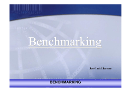 benchmarking - Gestión