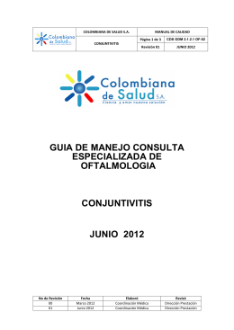 02 CONJUNTIVITIS - Colombiana de Salud