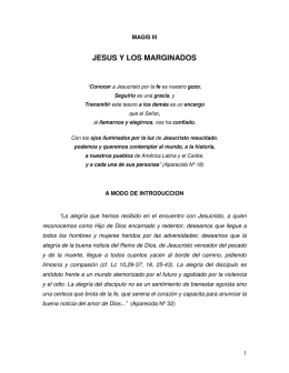 JESUS Y LOS MARGINADOS