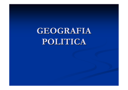GEOGRAFIA POLITICA