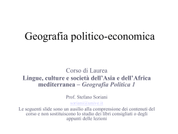Geografia politico-economica