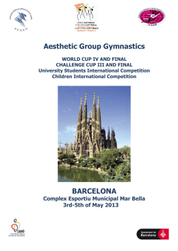 Aesthetic Group Gymnastics BARCELONA