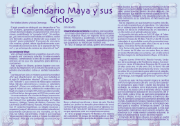 El Calendario Maya y sus Ciclos