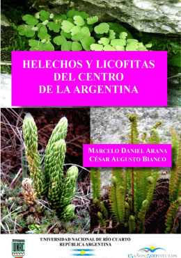 Helechos y Licofitas del Centro de la Argentina