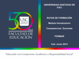 Diapositiva 1 - Universidad Santiago de Cali